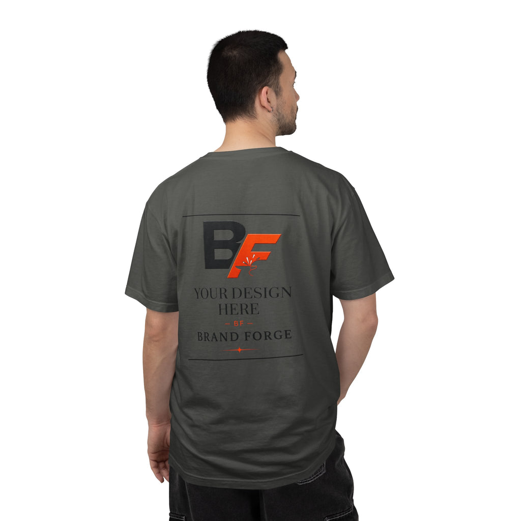 Premium Garment-Dyed T-Shirt – Customizable Unisex Cotton Tee | BrandForge