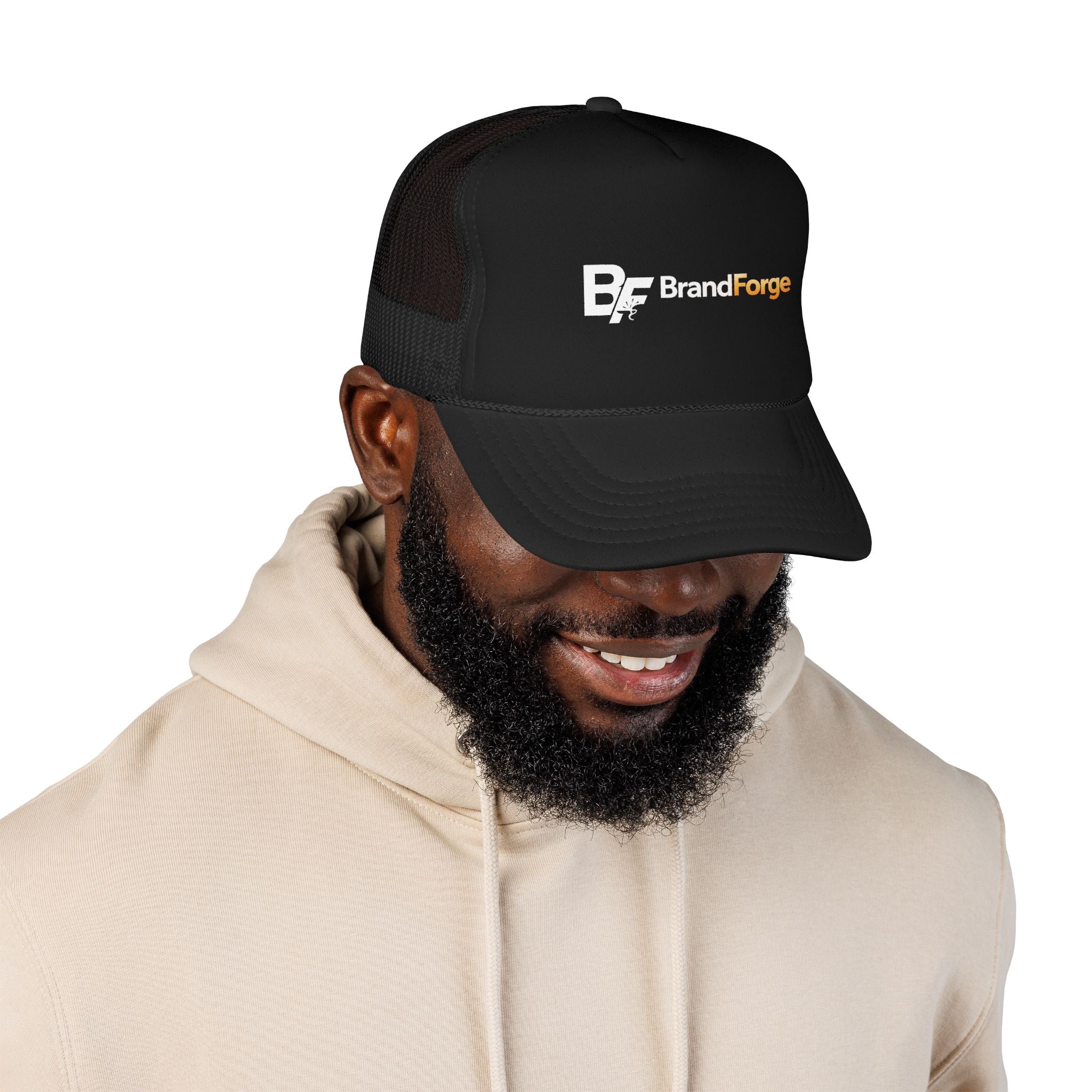 Classic Foam Trucker Cap – Customizable Mesh Snapback | BrandForge