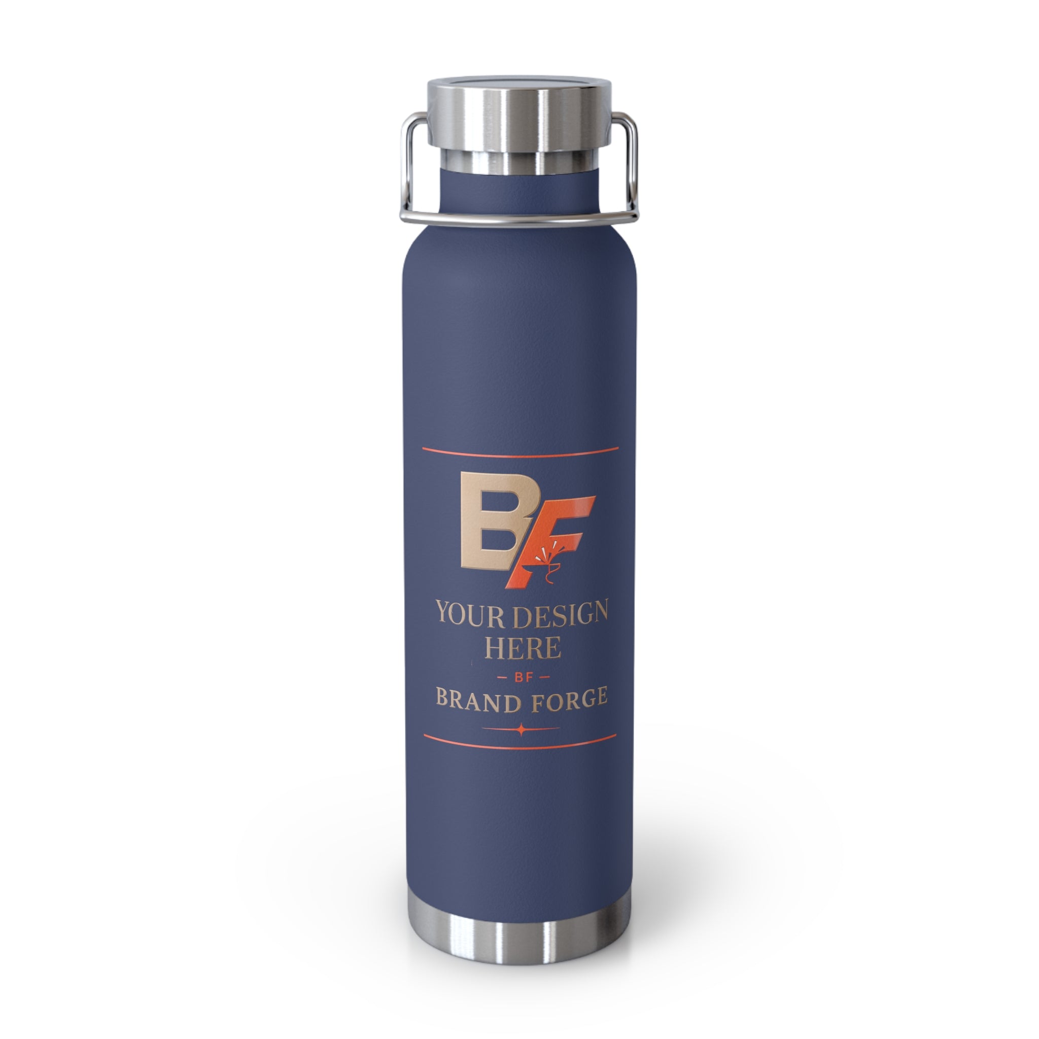 Custom 22 oz Copper Vacuum Insulated Bottle – Personalized Logo & Design | BrandForge