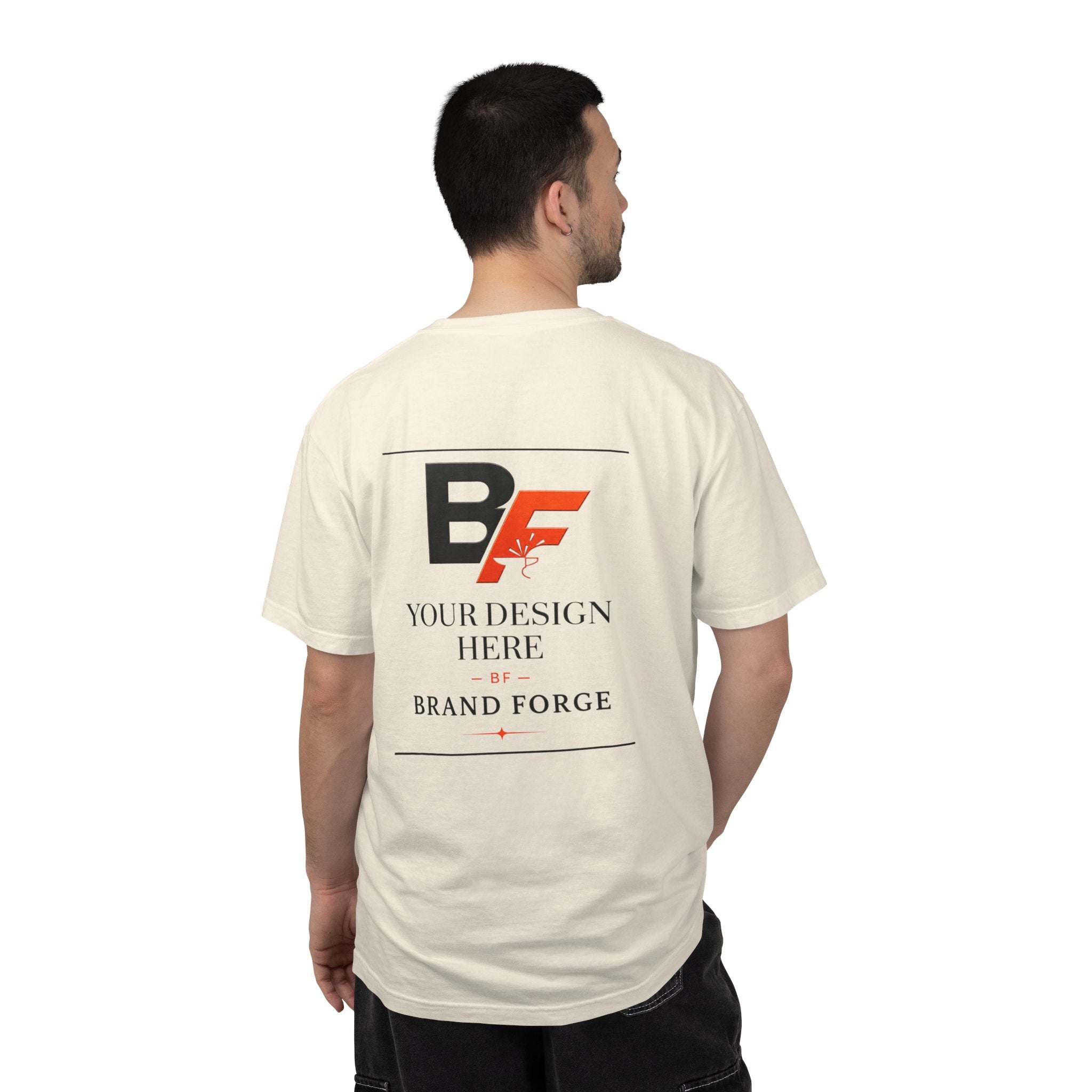 Premium Garment-Dyed T-Shirt – Customizable Unisex Cotton Tee | BrandForge