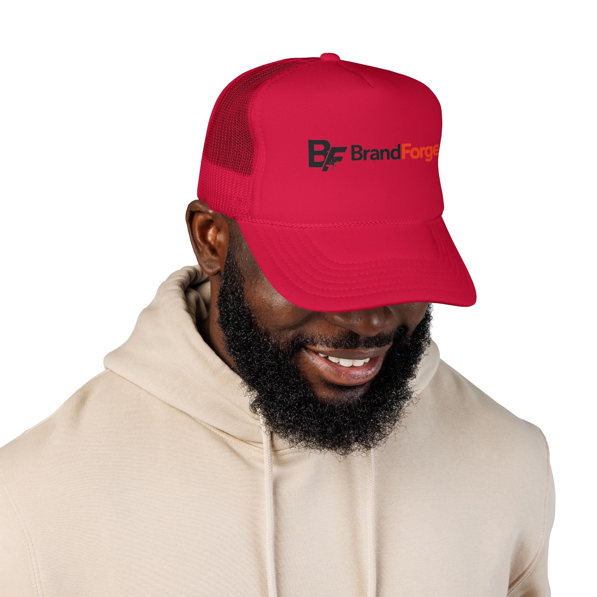 Classic Foam Trucker Cap – Customizable Mesh Snapback | BrandForge