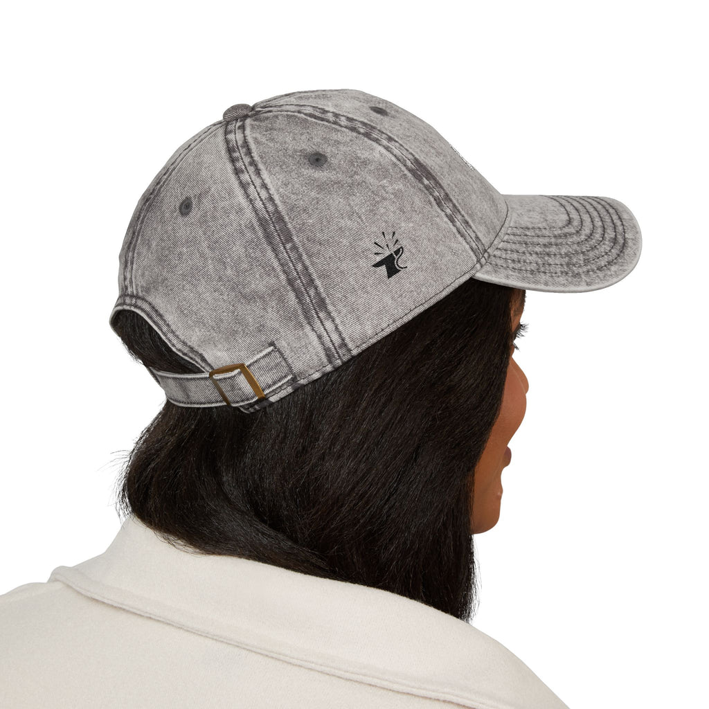 Custom Logo Vintage Embroidered Cap - Personalized Business Hat