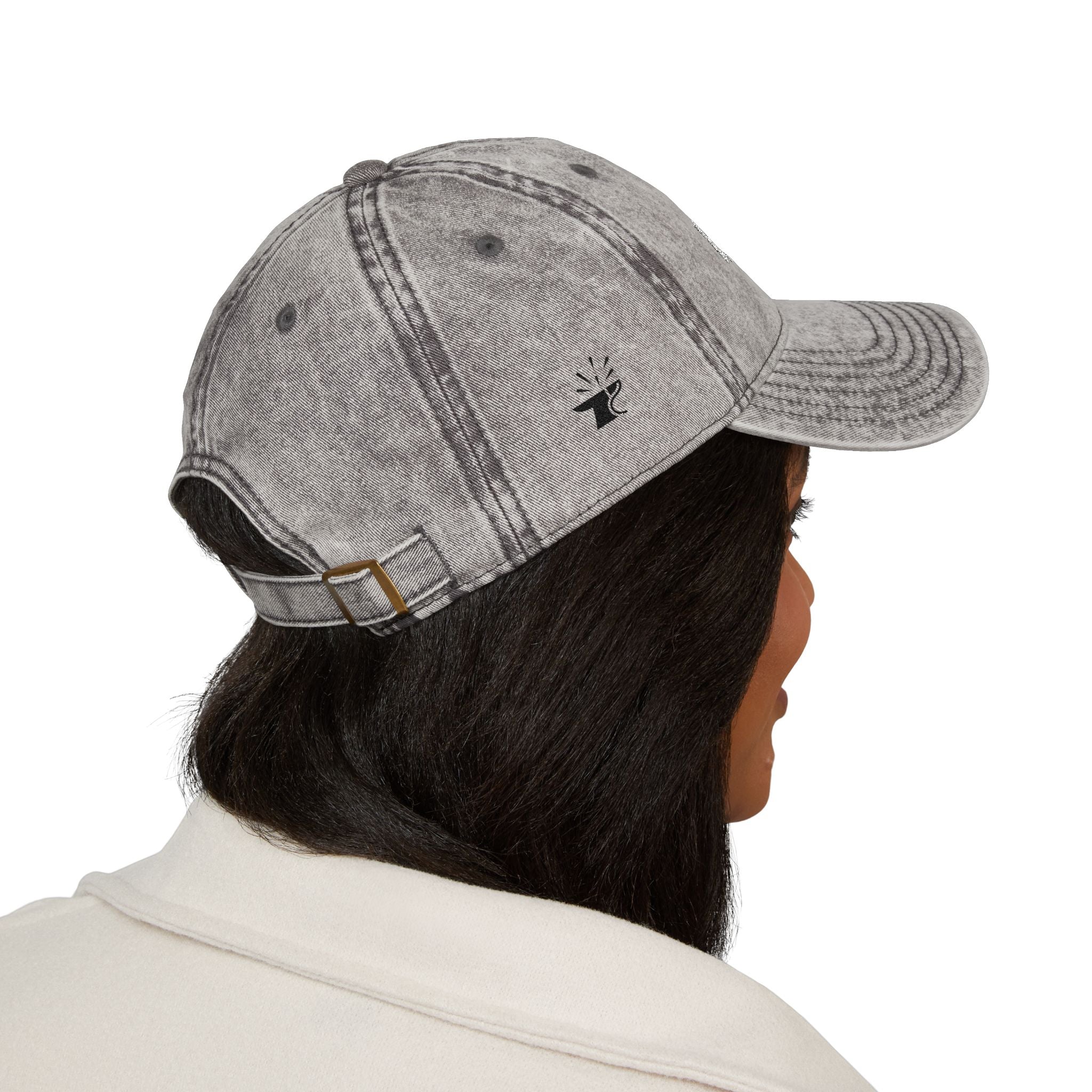 Custom Logo Vintage Embroidered Cap - Personalized Business Hat