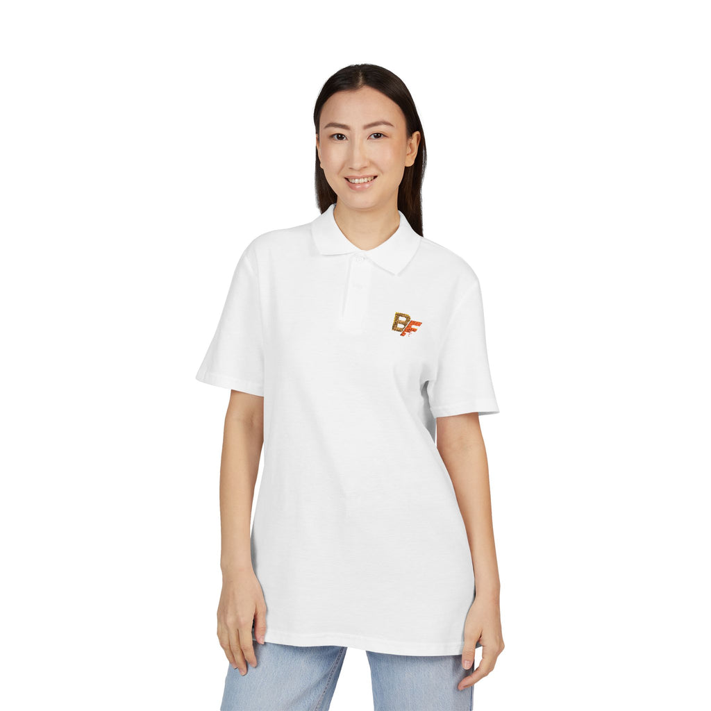 Custom Unisex Piqué Polo Shirt (Embroidery) – Personalized Logo Polo | BrandForge