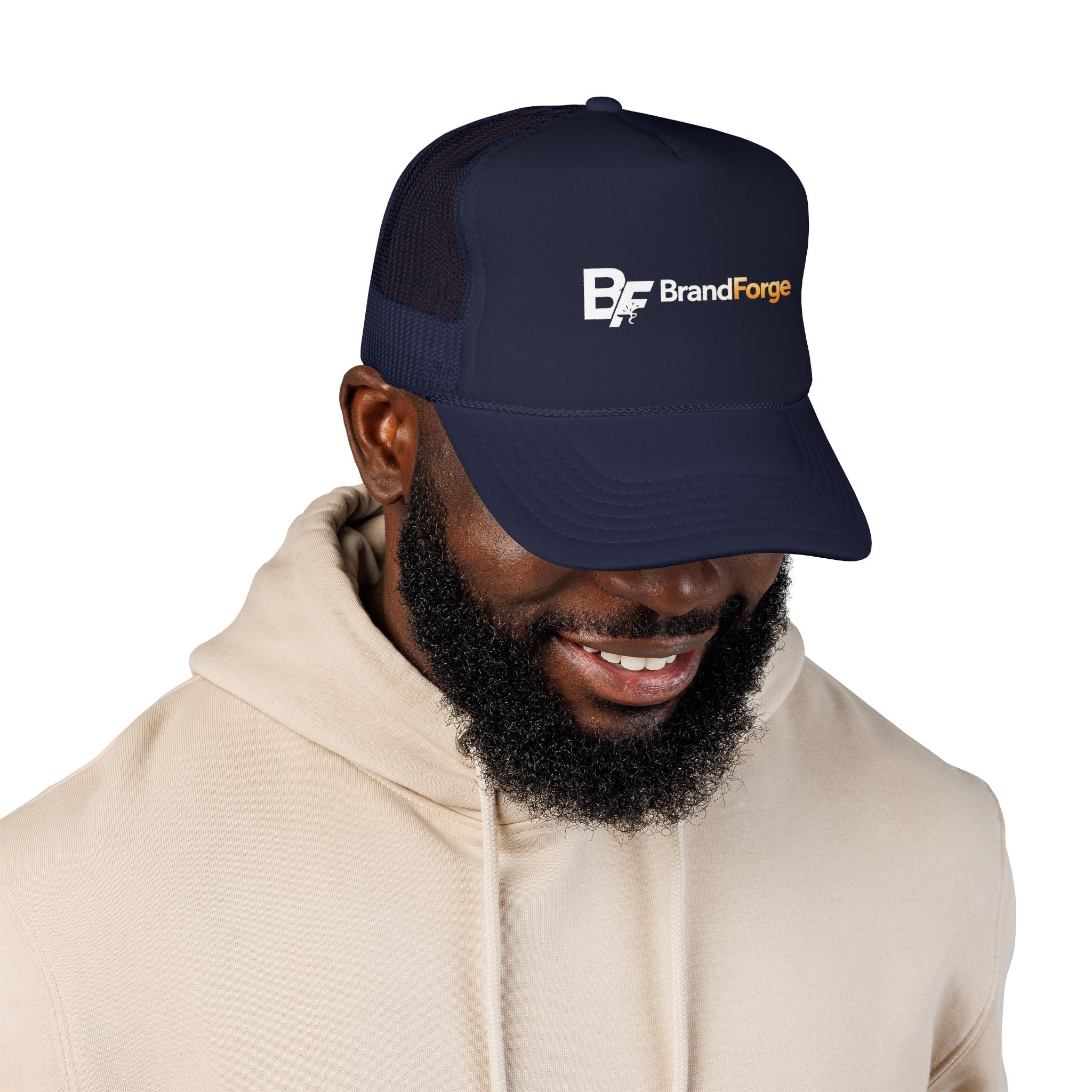 Classic Foam Trucker Cap – Customizable Mesh Snapback | BrandForge