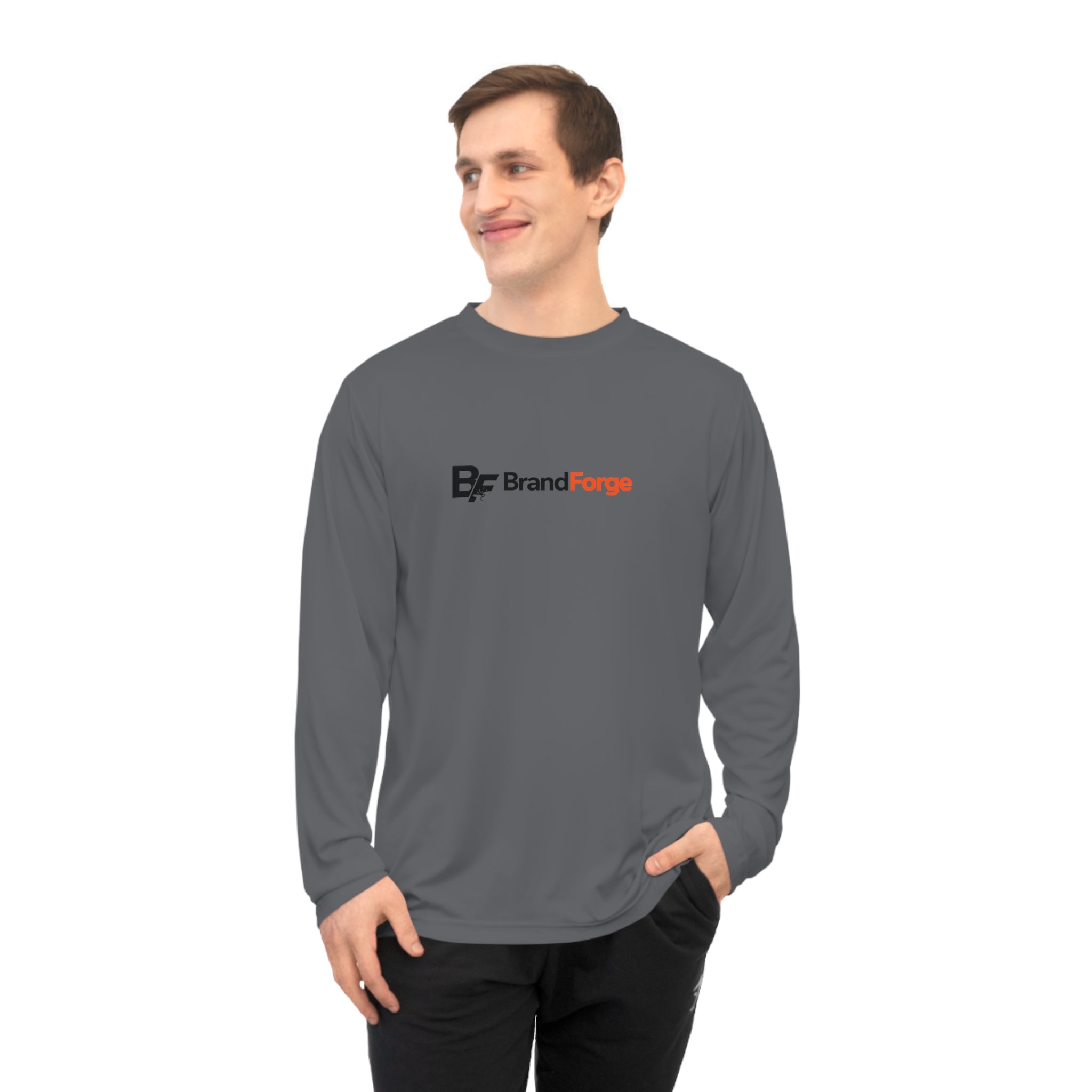 Custom Unisex Performance Long Sleeve Shirt – Personalized Logo & Design | BrandForge