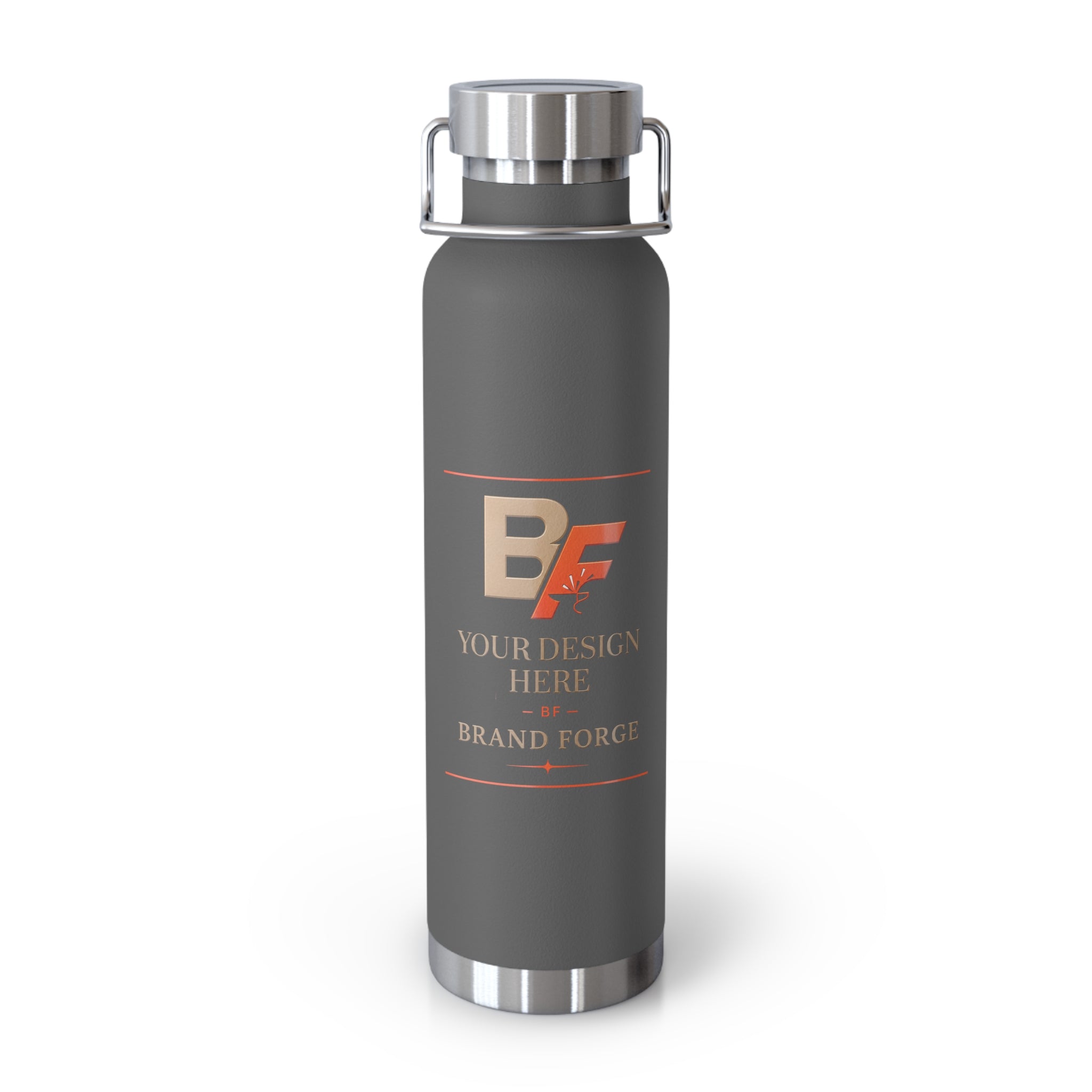Custom 22 oz Copper Vacuum Insulated Bottle – Personalized Logo & Design | BrandForge