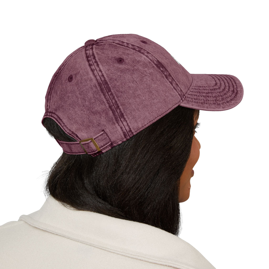 Custom Logo Vintage Embroidered Cap - Personalized Business Hat
