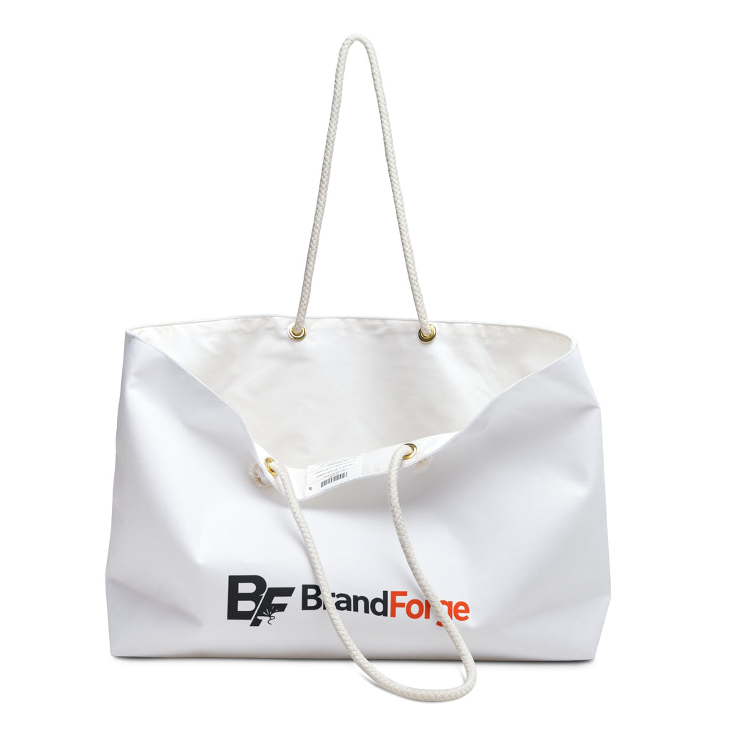 Custom Weekender Tote Bag | Personalized Beach & Travel Tote | BrandForge