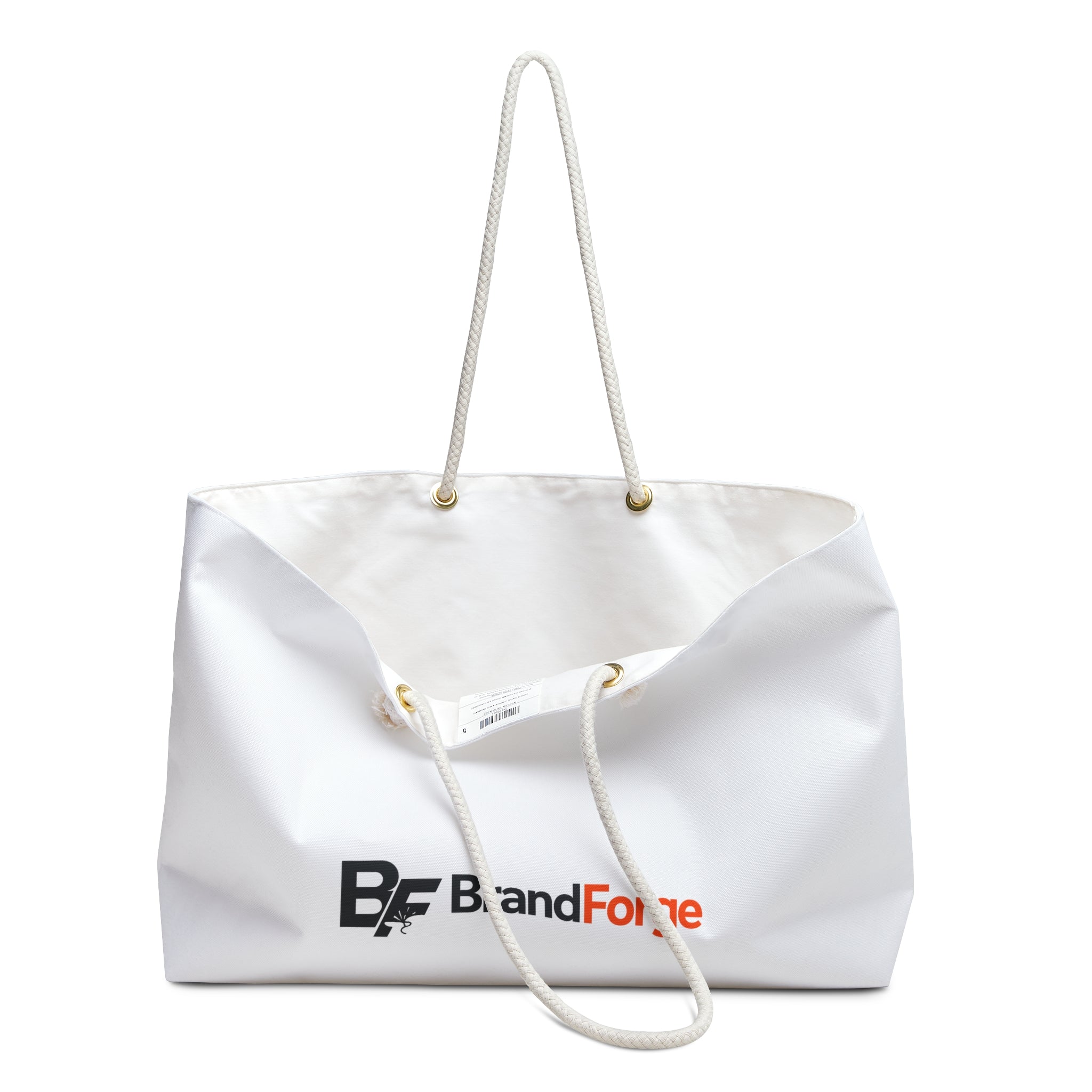 Custom Weekender Tote Bag | Personalized Beach & Travel Tote | BrandForge