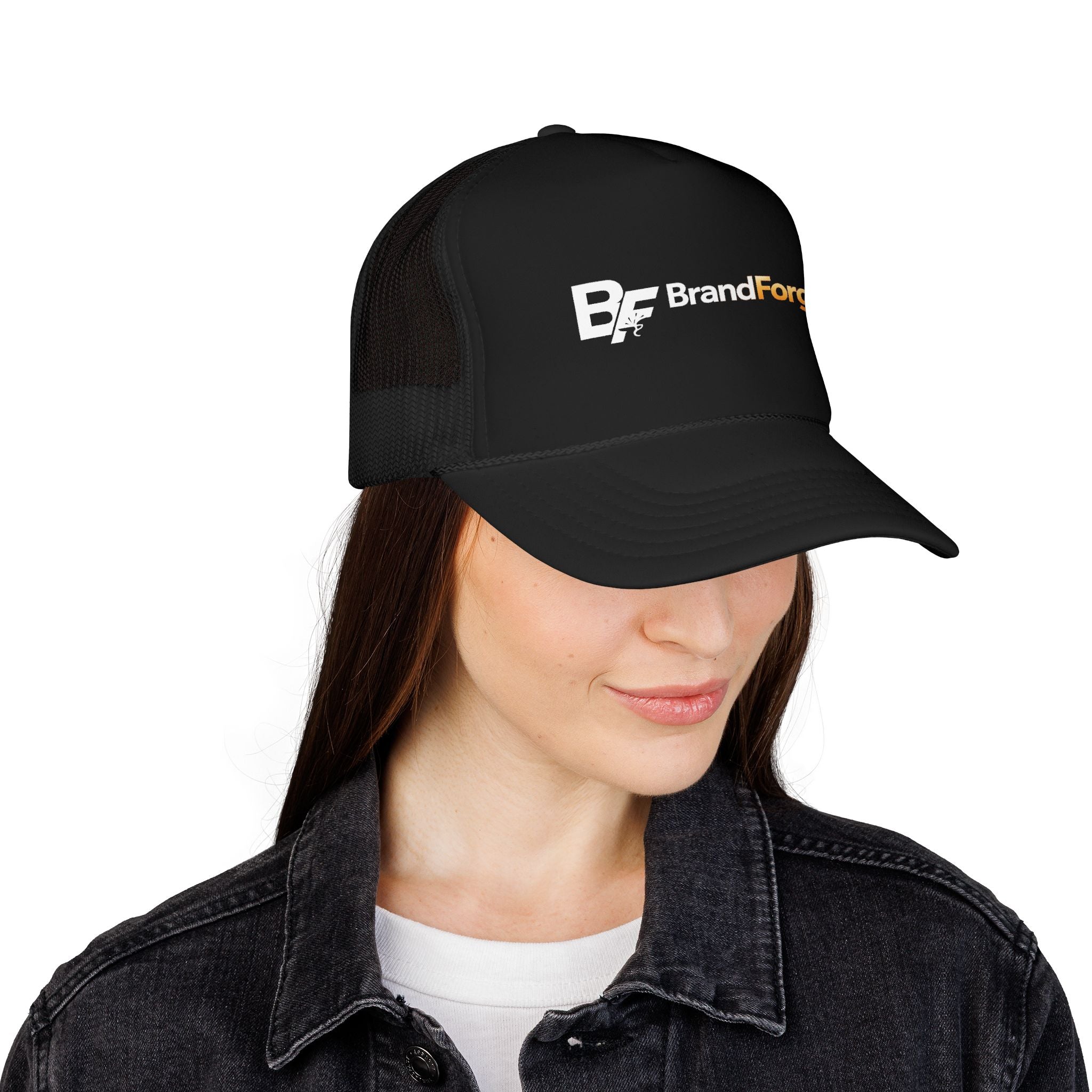 Classic Foam Trucker Cap – Customizable Mesh Snapback | BrandForge
