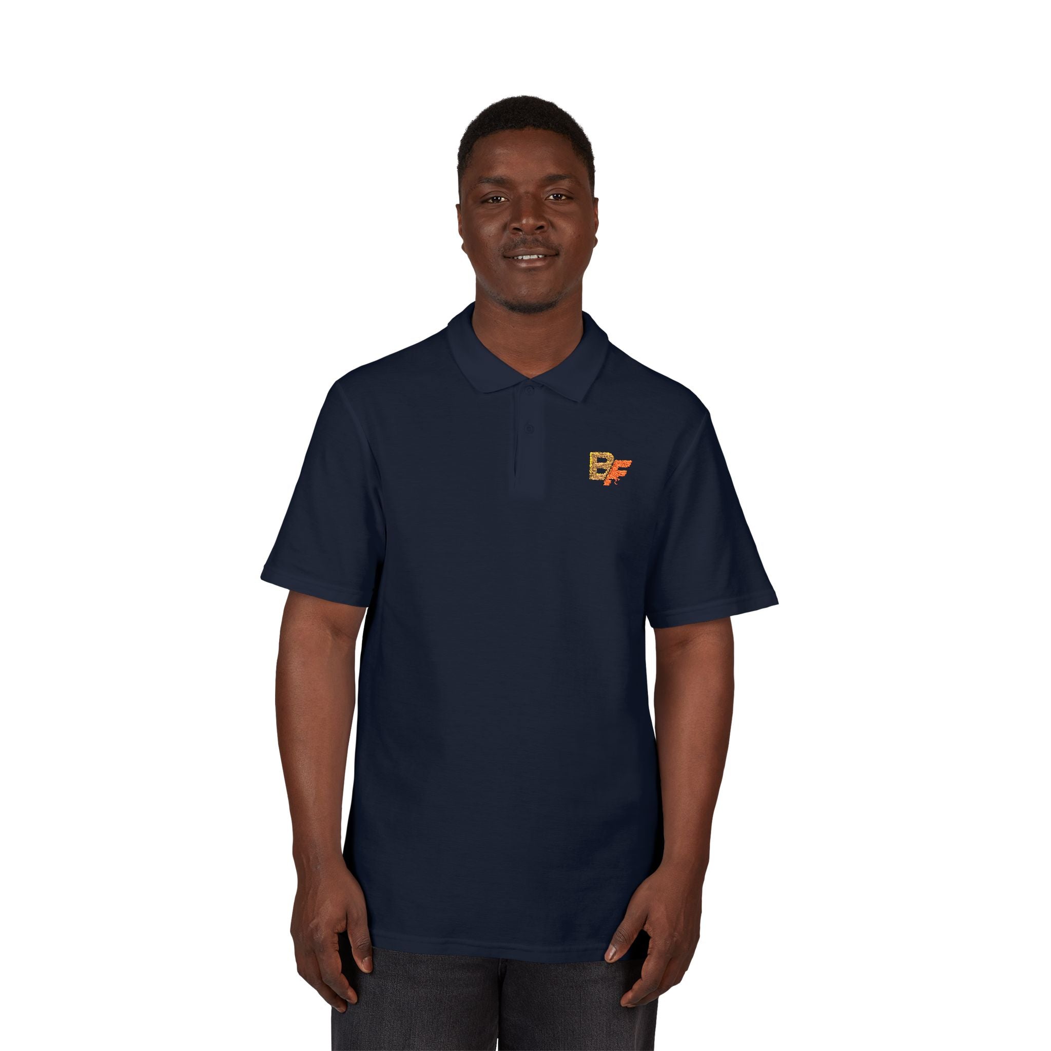Custom Unisex Piqué Polo Shirt (Embroidery) – Personalized Logo Polo | BrandForge