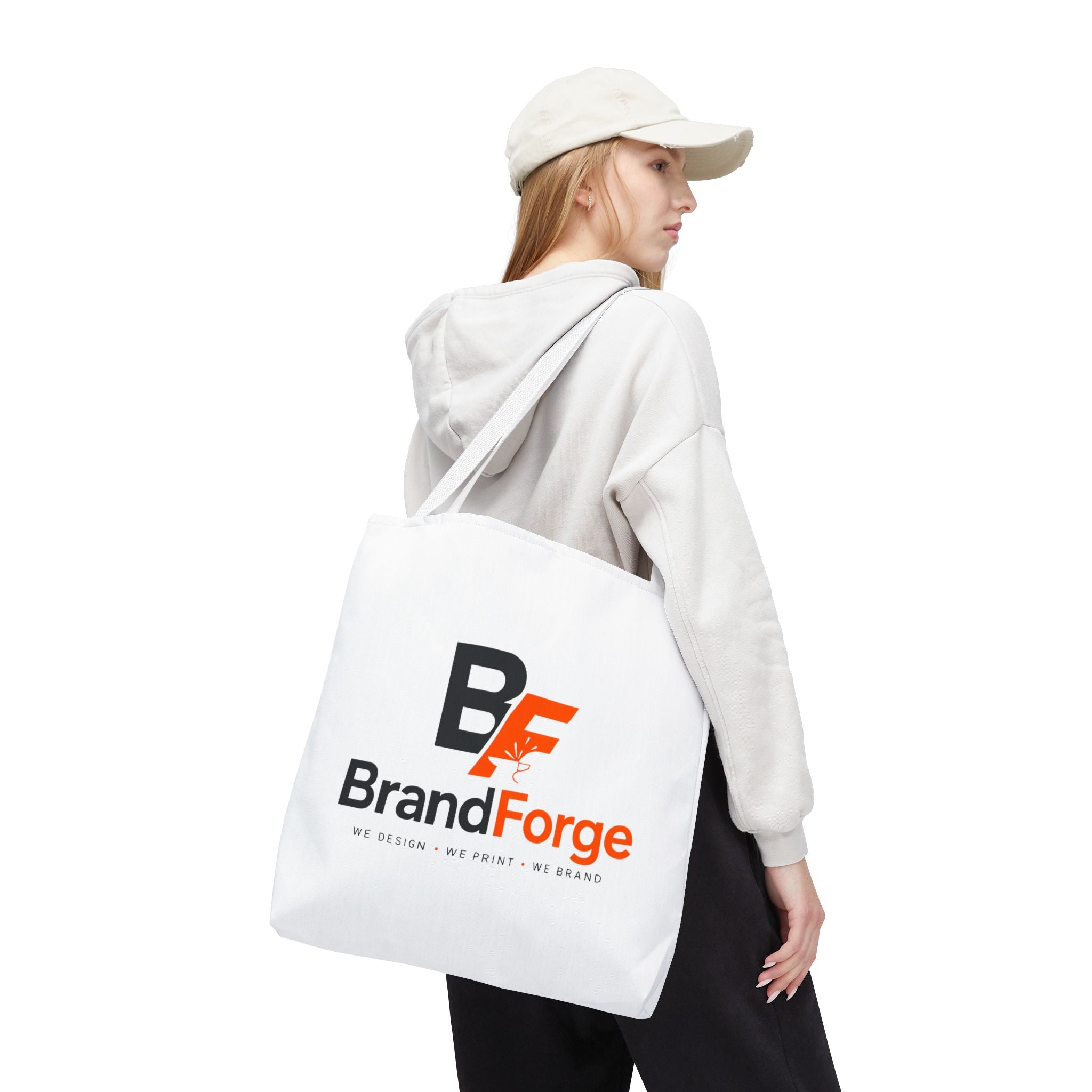 Custom All-Over Print Tote Bag | Personalized with Your Logo or Design