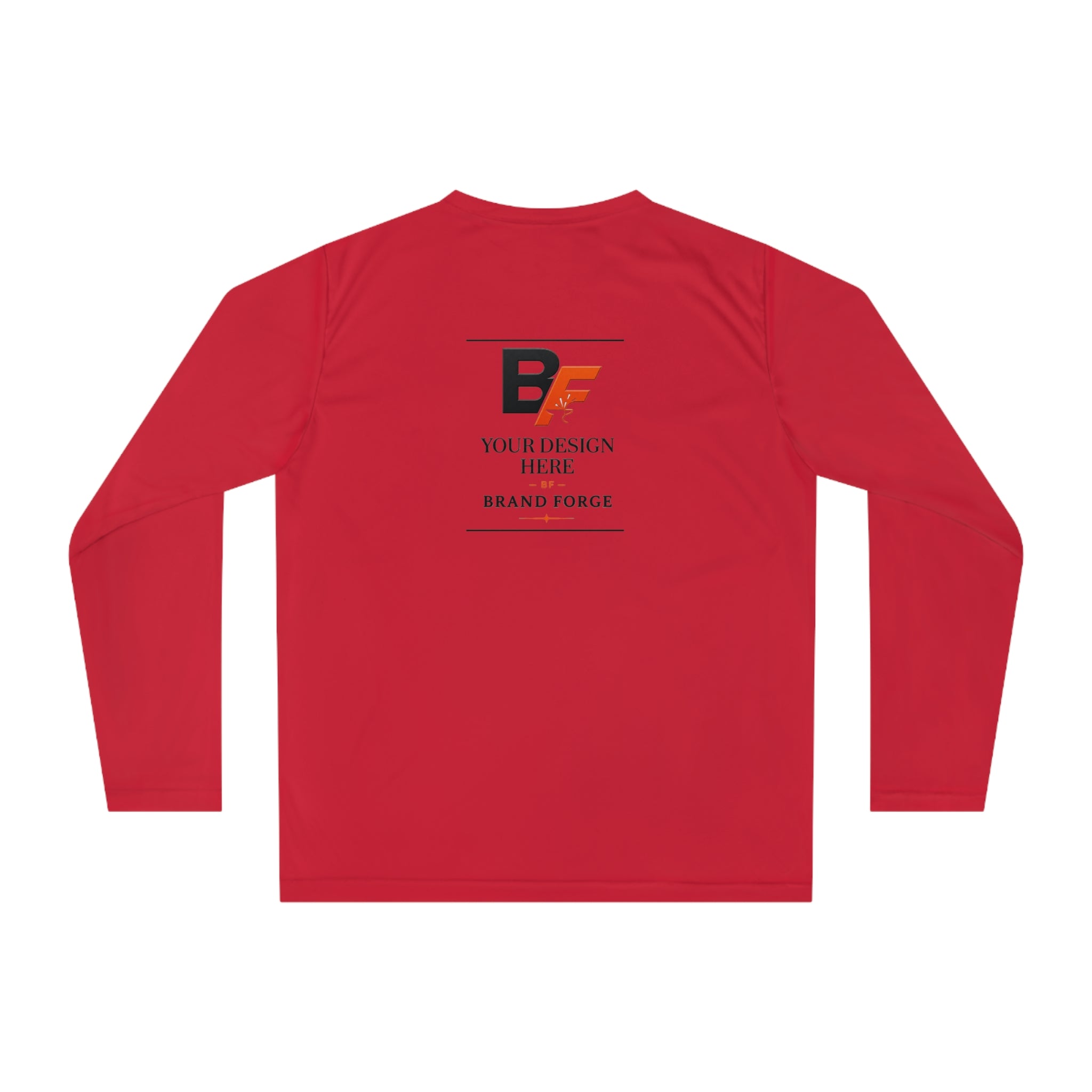 Custom Unisex Performance Long Sleeve Shirt – Personalized Logo & Design | BrandForge