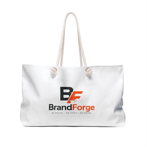 Custom Weekender Tote Bag | Personalized Beach & Travel Tote | BrandForge