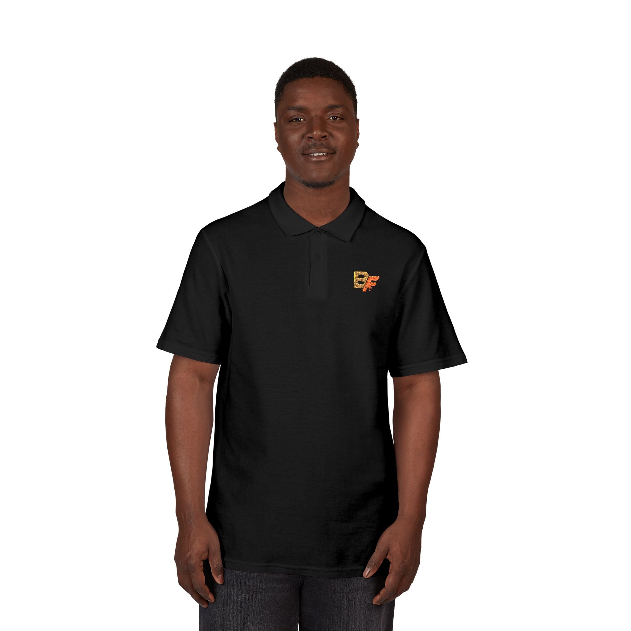 Custom Unisex Piqué Polo Shirt (Embroidery) – Personalized Logo Polo | BrandForge