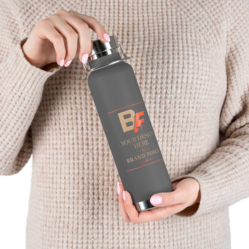 Custom 22 oz Copper Vacuum Insulated Bottle – Personalized Logo & Design | BrandForge