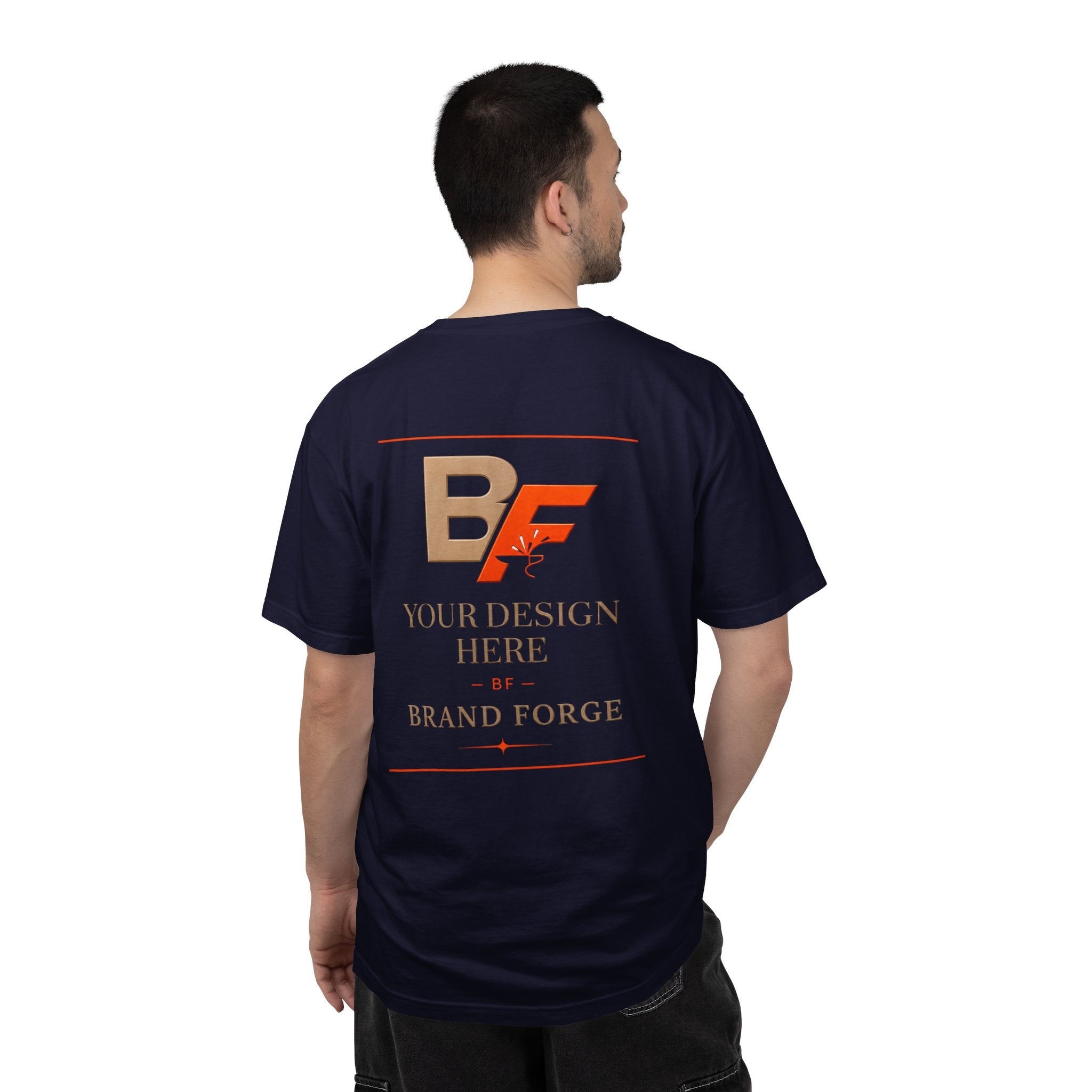 Premium Garment-Dyed T-Shirt – Customizable Unisex Cotton Tee | BrandForge