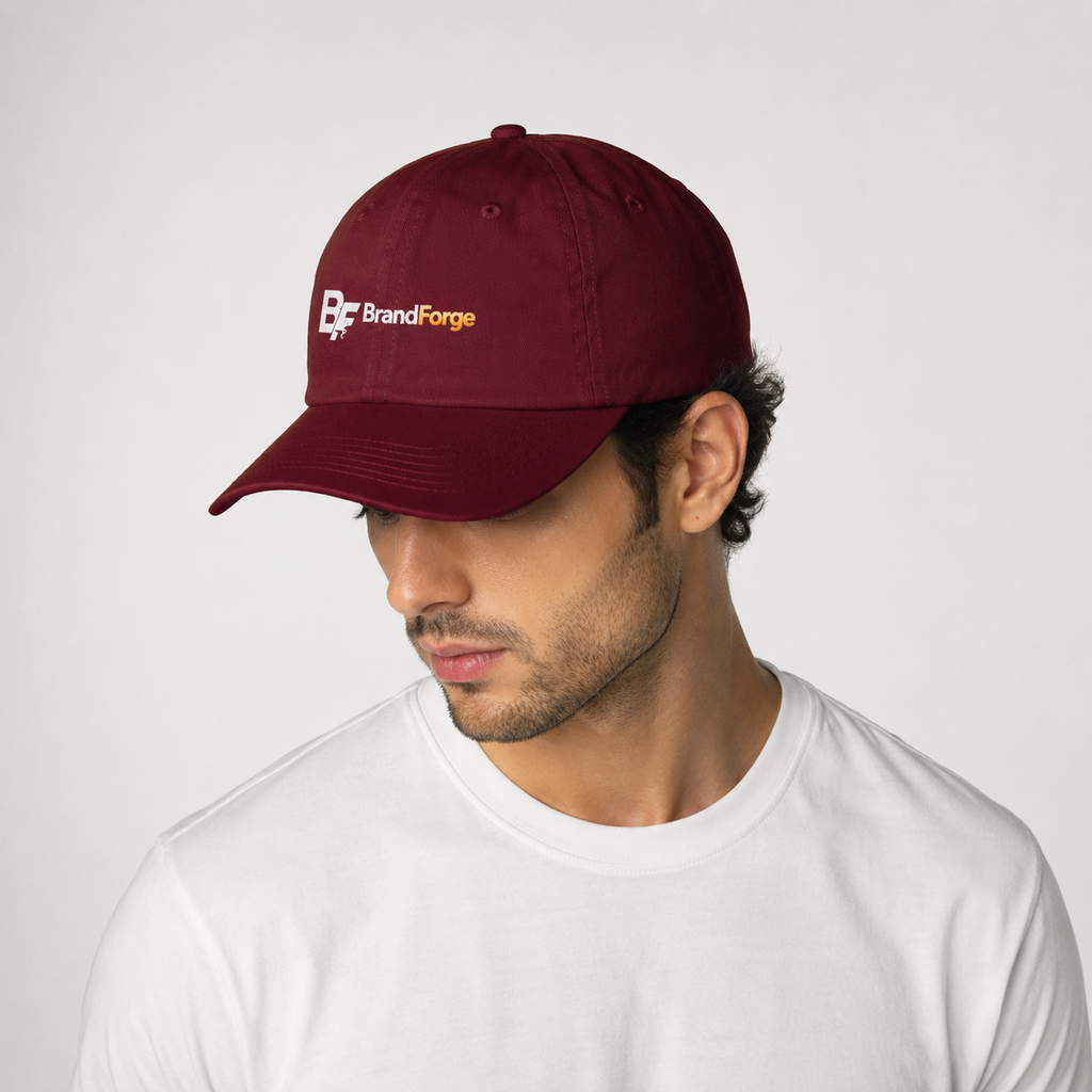 Custom Dad Hat – Personalized Cotton Baseball Cap | BrandForge