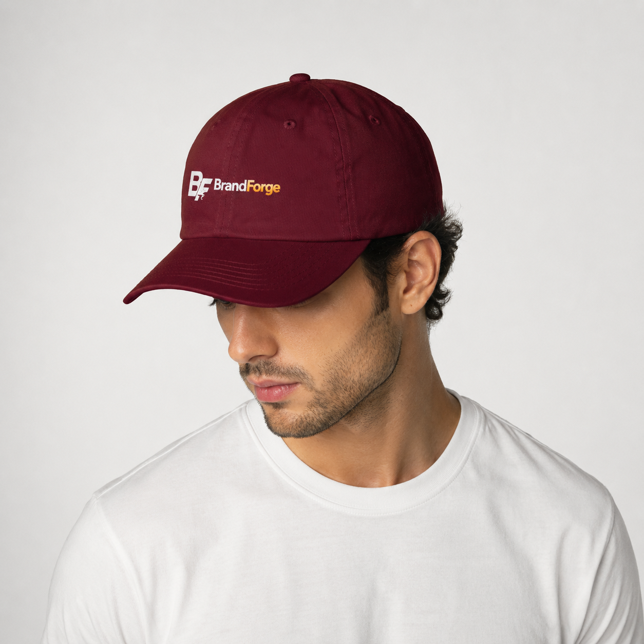Custom Dad Hat – Personalized Cotton Baseball Cap | BrandForge