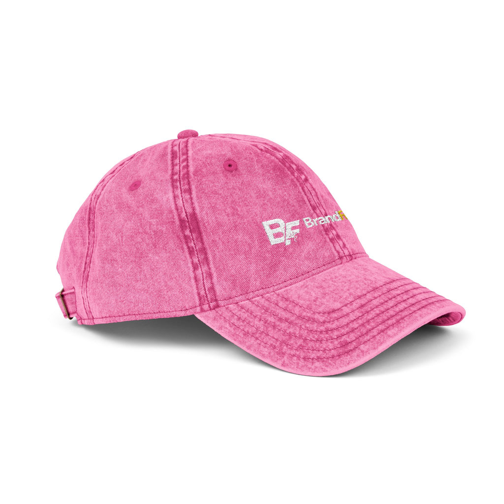 Custom Logo Vintage Embroidered Cap - Personalized Business Hat