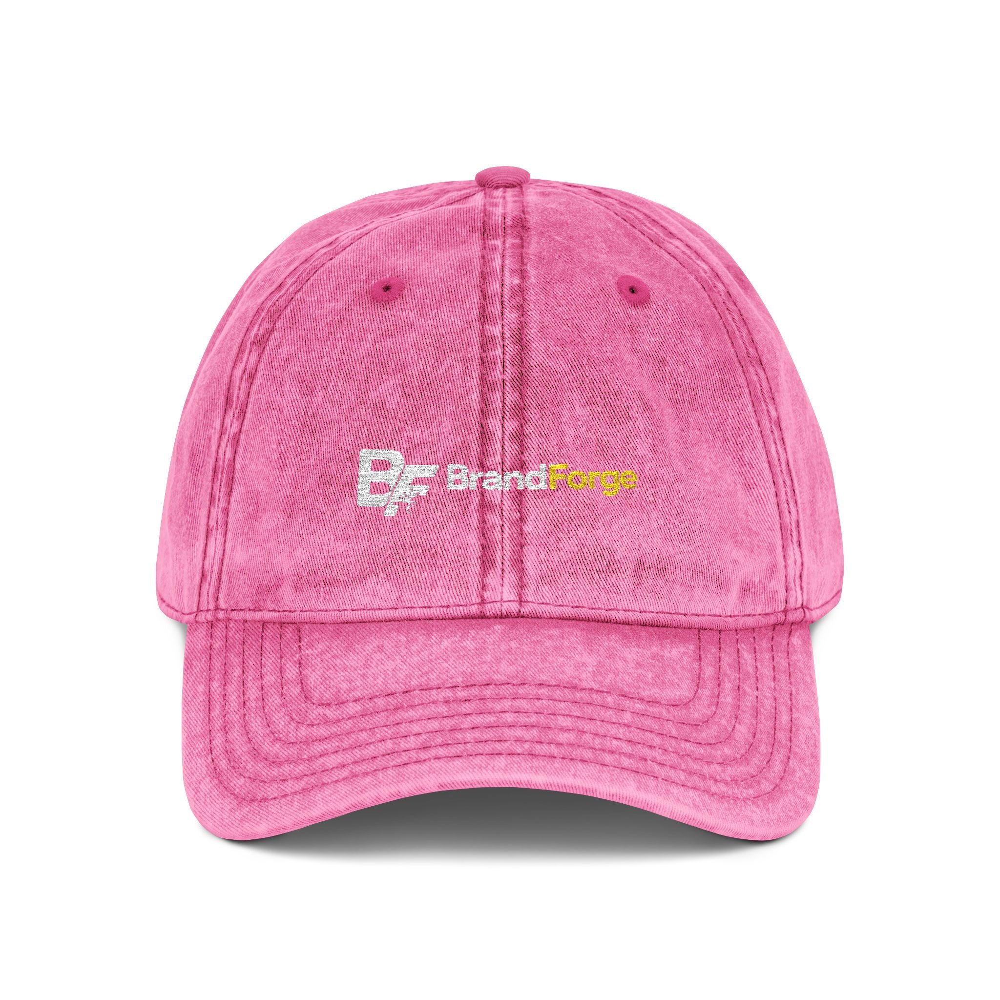 Custom Logo Vintage Embroidered Cap - Personalized Business Hat