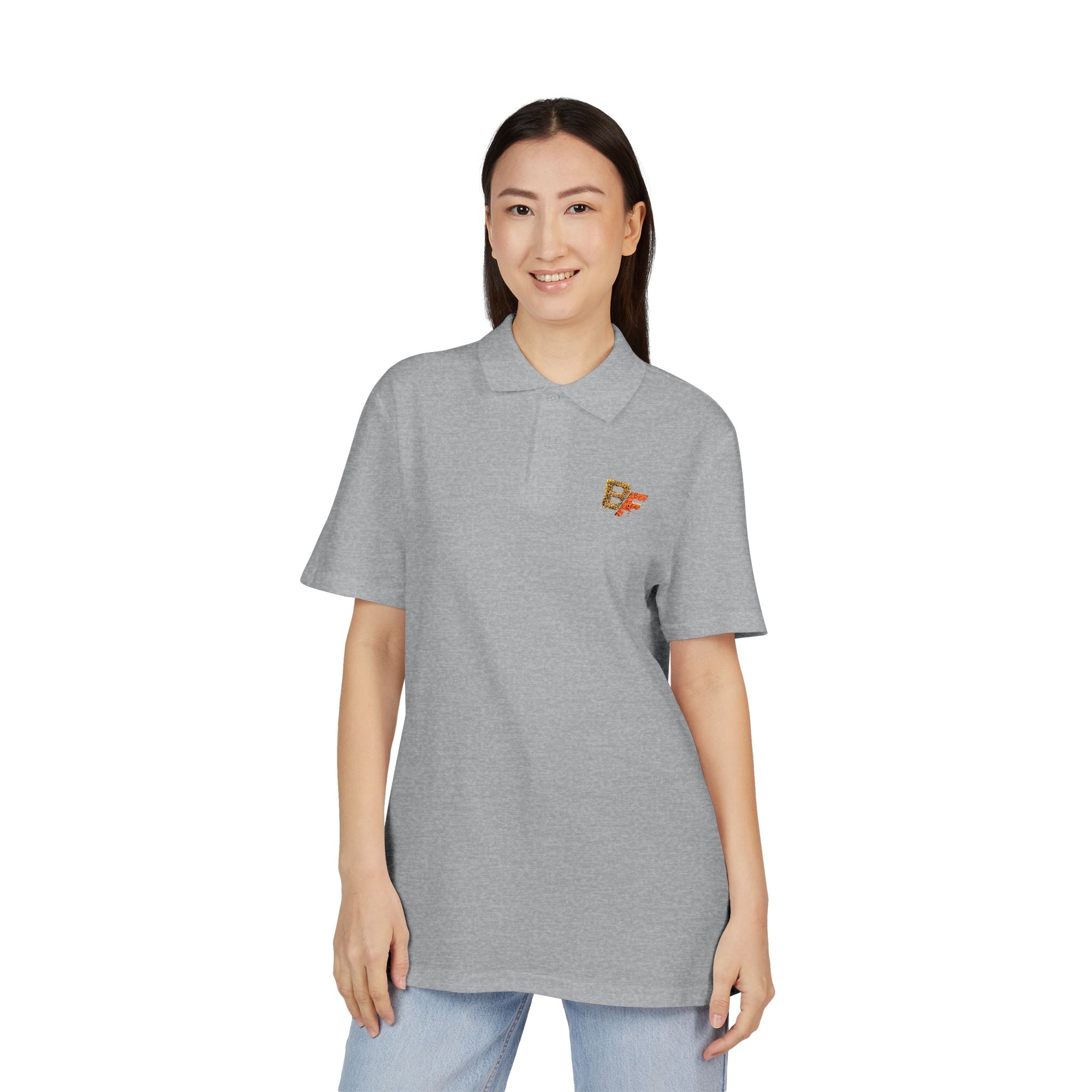 Custom Unisex Piqué Polo Shirt (Embroidery) – Personalized Logo Polo | BrandForge