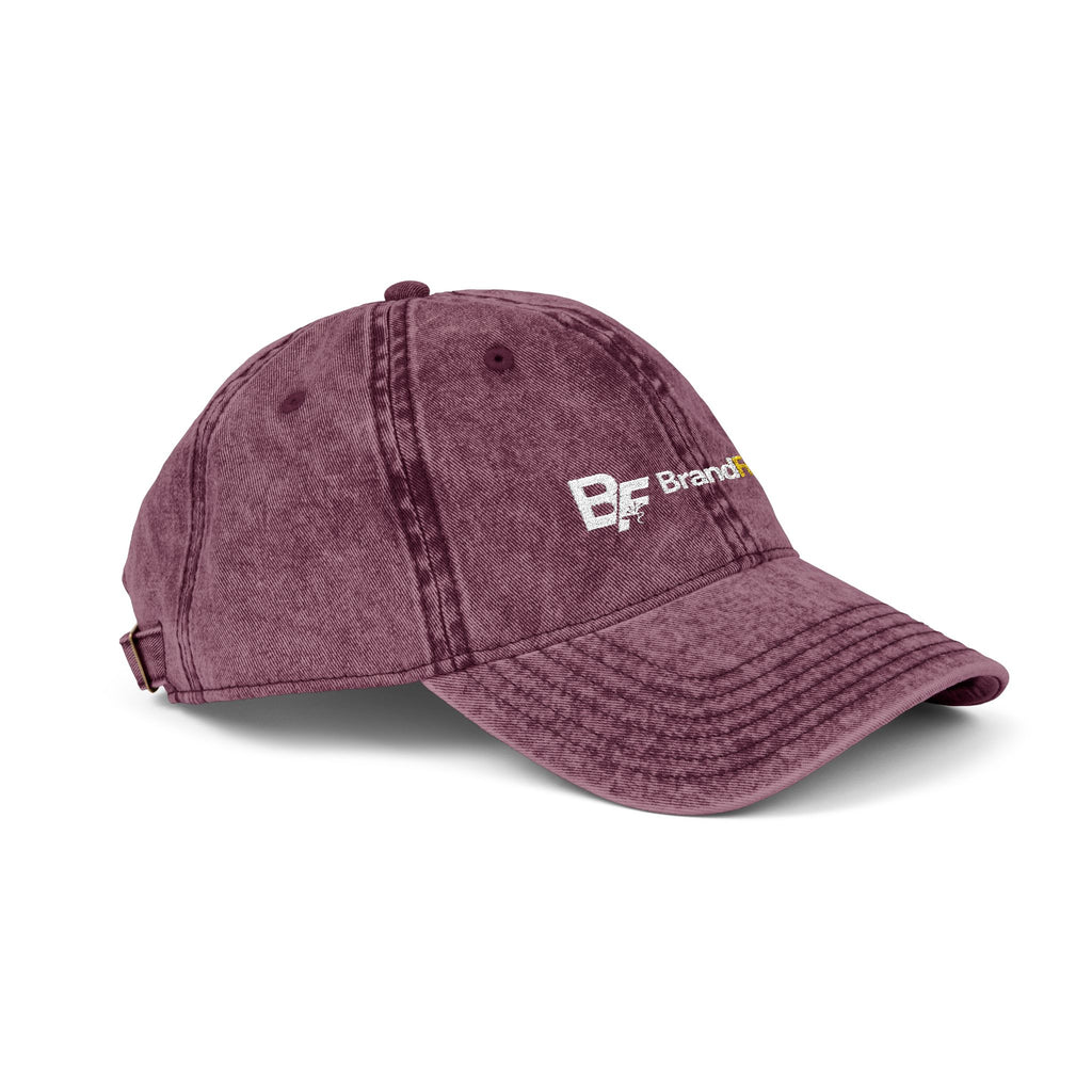 Custom Logo Vintage Embroidered Cap - Personalized Business Hat