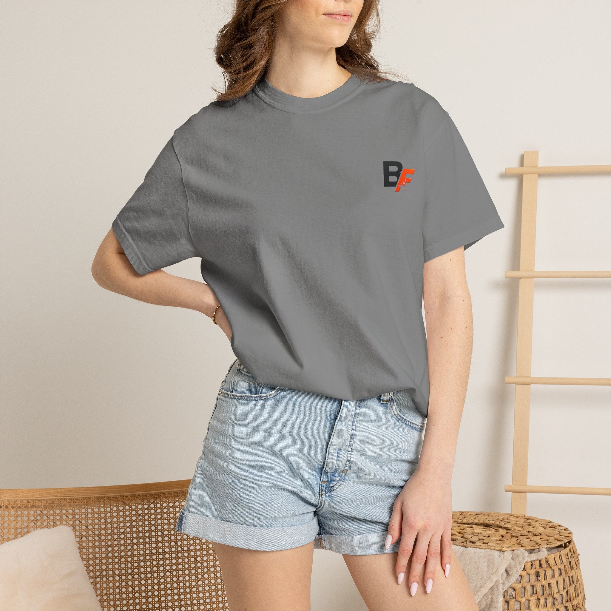 Premium Garment-Dyed T-Shirt – Customizable Unisex Cotton Tee | BrandForge