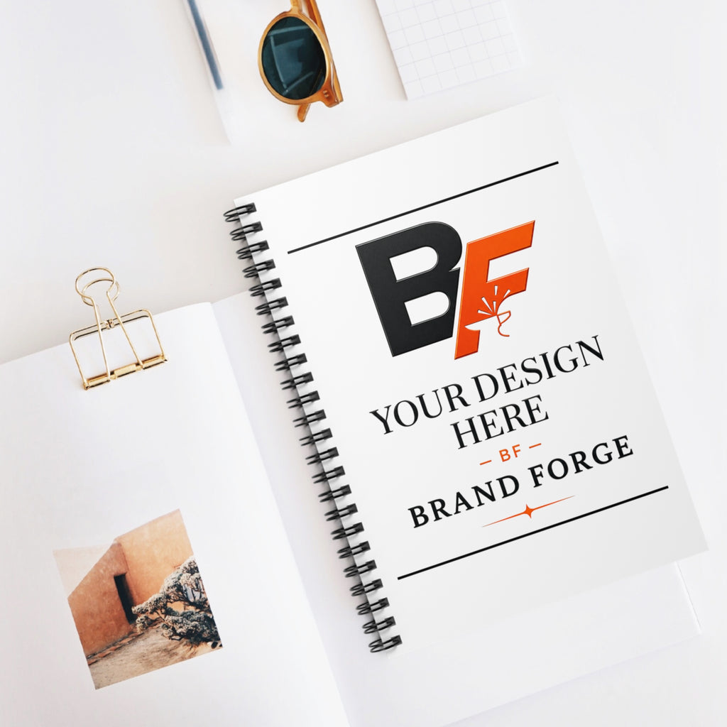 Custom Spiral Notebook – Personalized Cover Design | BrandForge