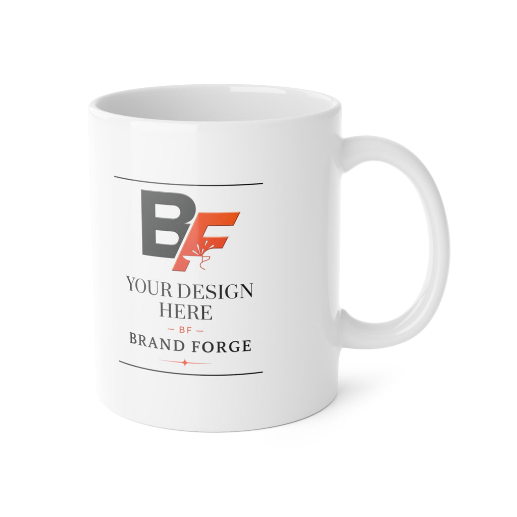 Custom White Ceramic Mug – Personalized Coffee Mug | BrandForge