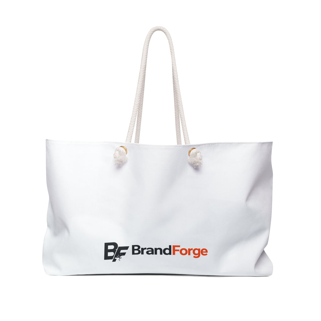 Custom Weekender Tote Bag | Personalized Beach & Travel Tote | BrandForge