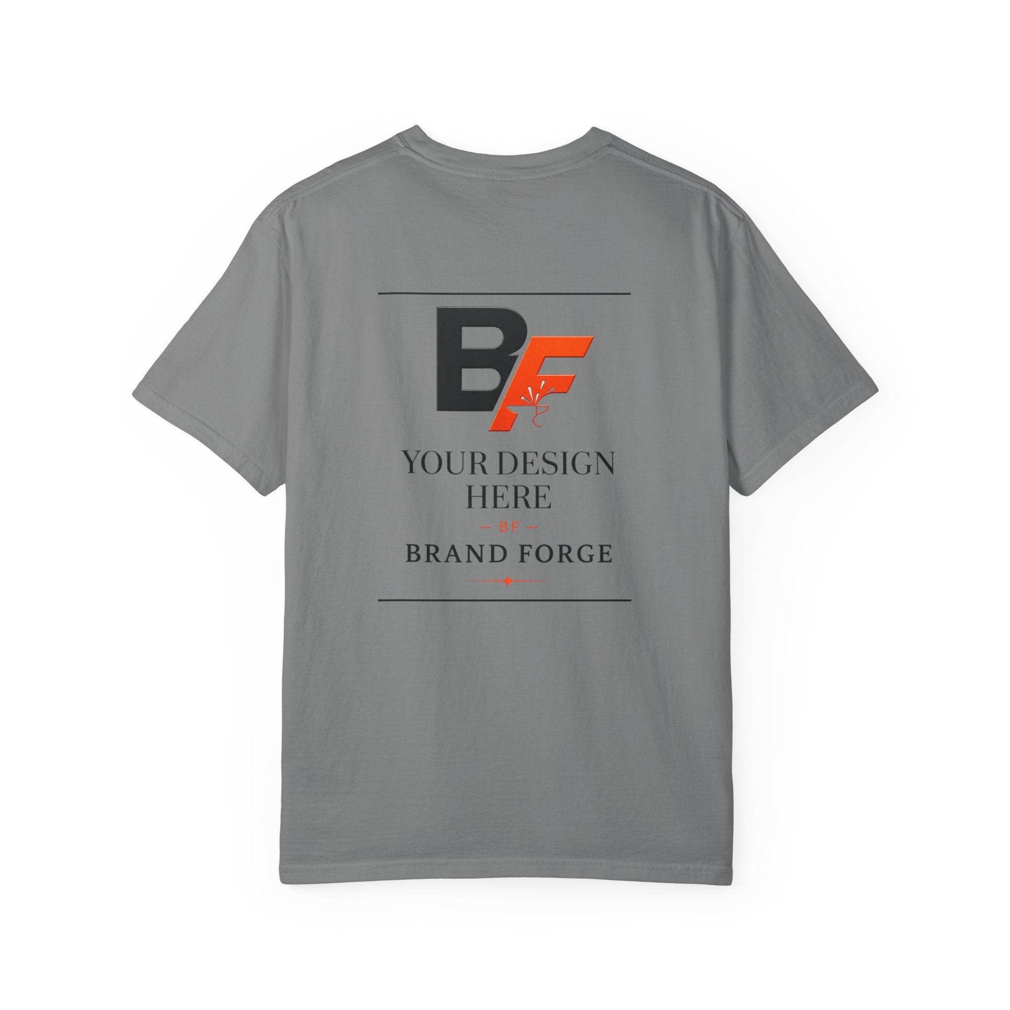 Premium Garment-Dyed T-Shirt – Customizable Unisex Cotton Tee | BrandForge
