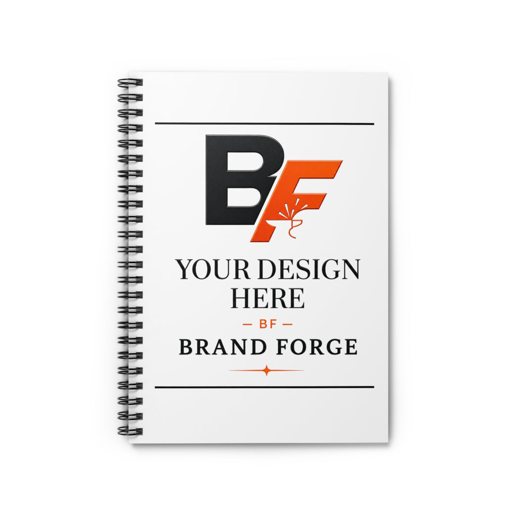 Custom Spiral Notebook – Personalized Cover Design | BrandForge