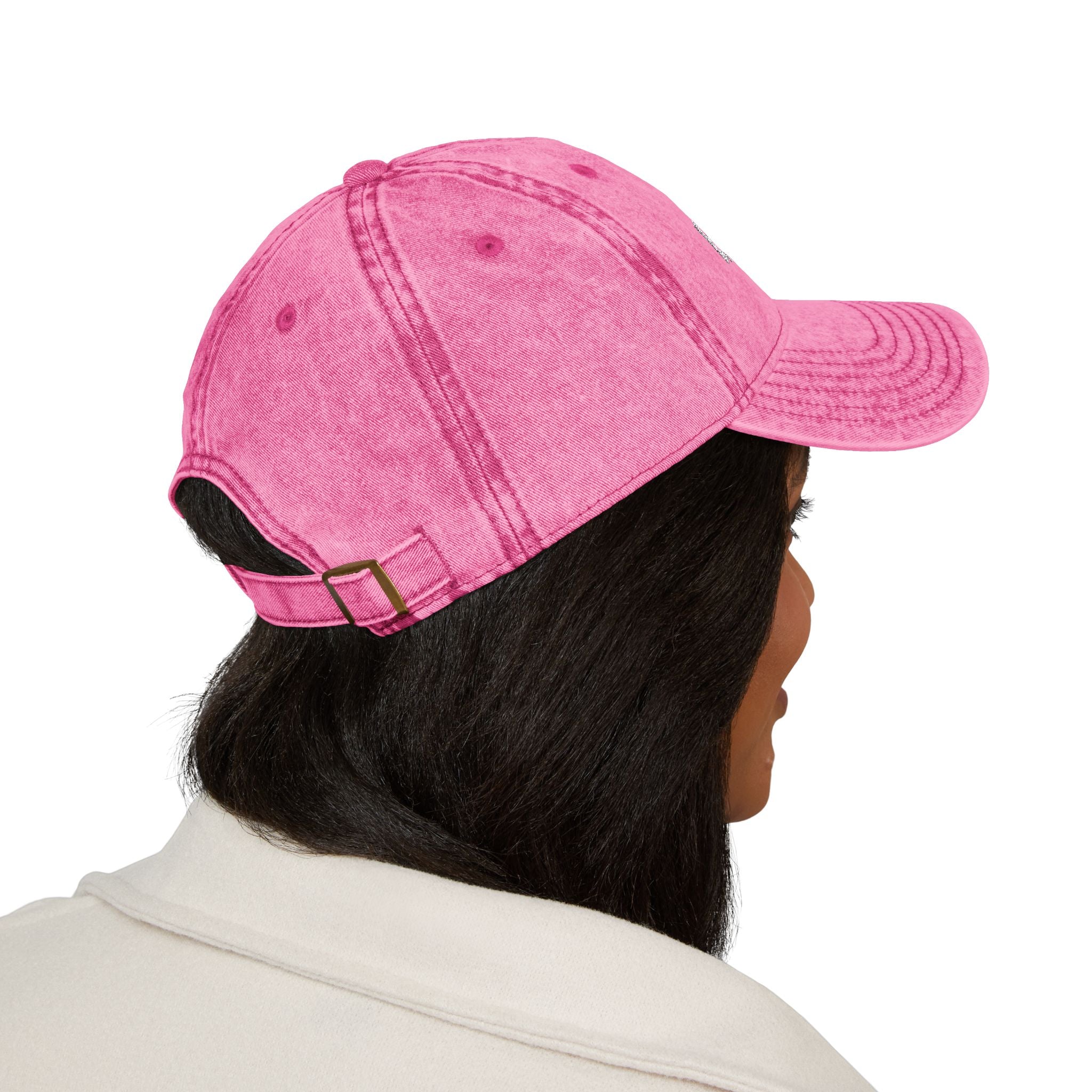 Custom Logo Vintage Embroidered Cap - Personalized Business Hat