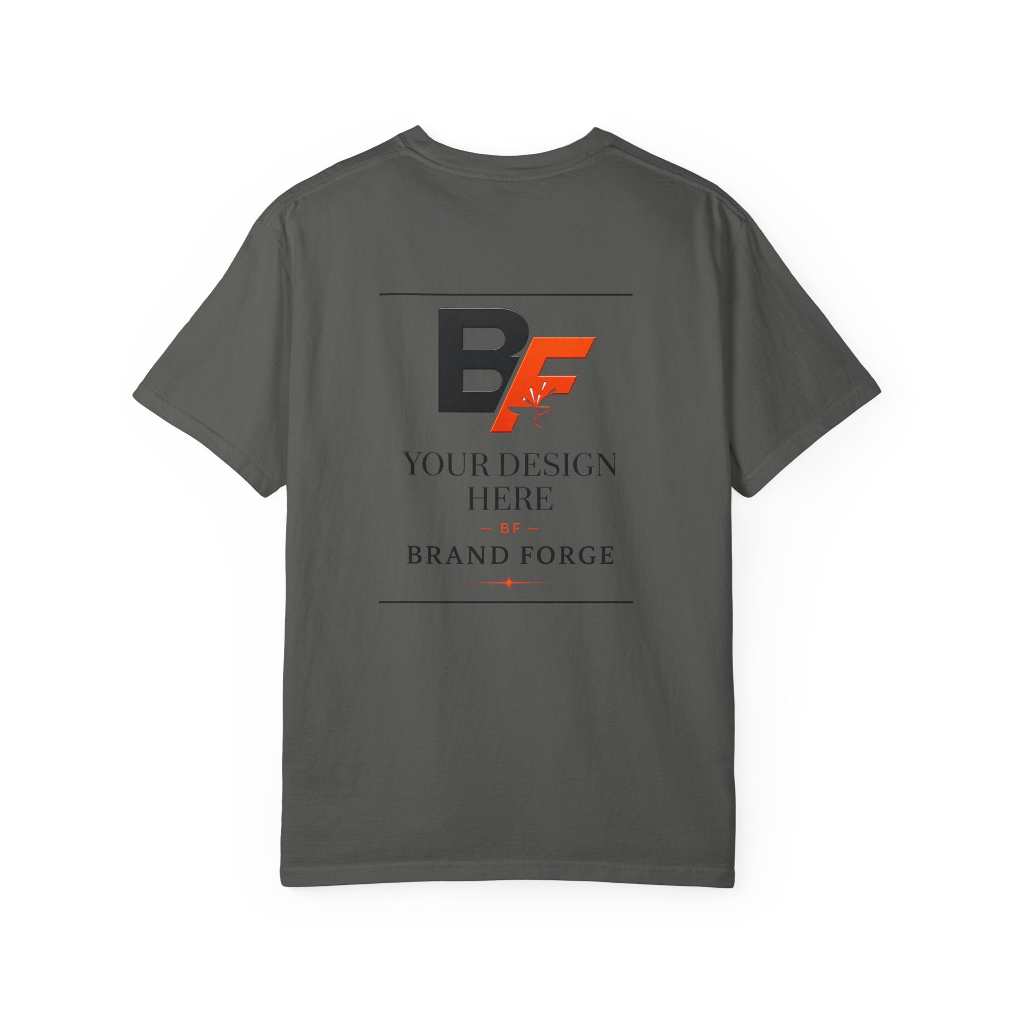 Premium Garment-Dyed T-Shirt – Customizable Unisex Cotton Tee | BrandForge