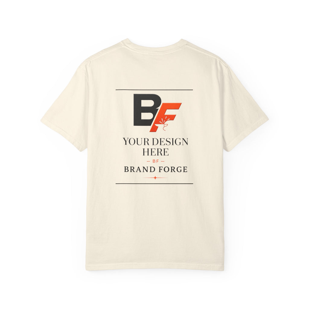 Premium Garment-Dyed T-Shirt – Customizable Unisex Cotton Tee | BrandForge