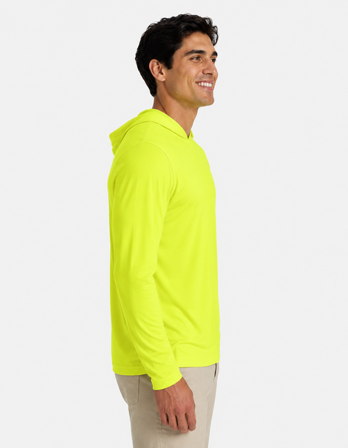 Camiseta Performance con Capucha de Alta Visibilidad | BrandForge