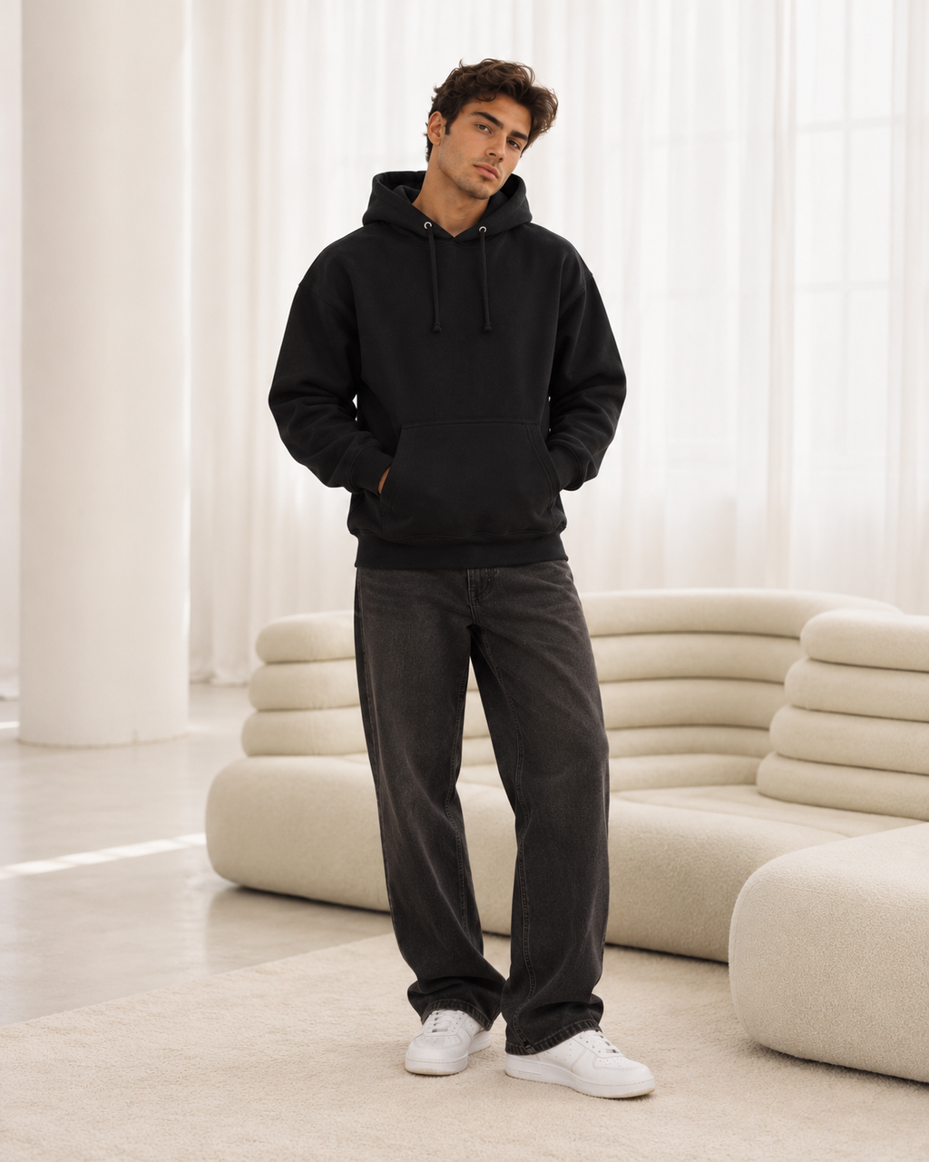 Unisex Midweight Hooded Sweatshirt | BrandForge