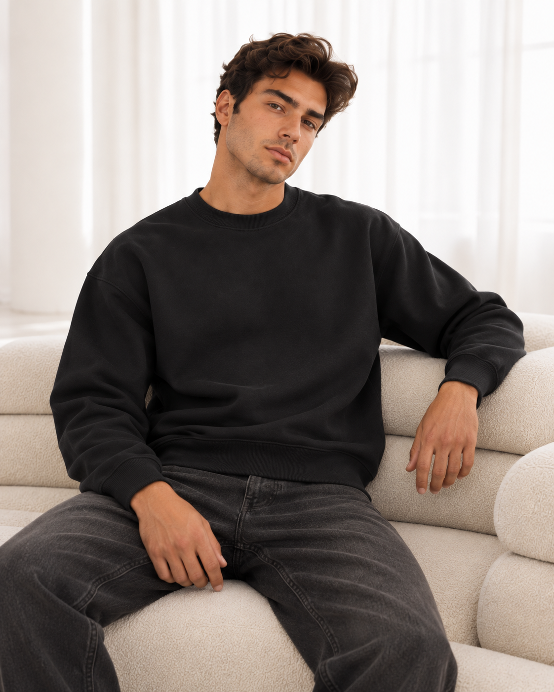 Unisex Midweight Crewneck Sweatshirt – Classic Fit | BrandForge