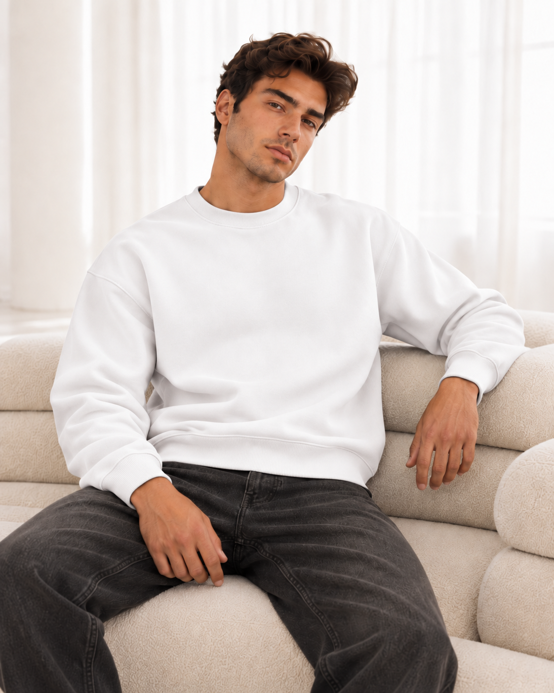 Unisex Midweight Crewneck Sweatshirt – Classic Fit | BrandForge